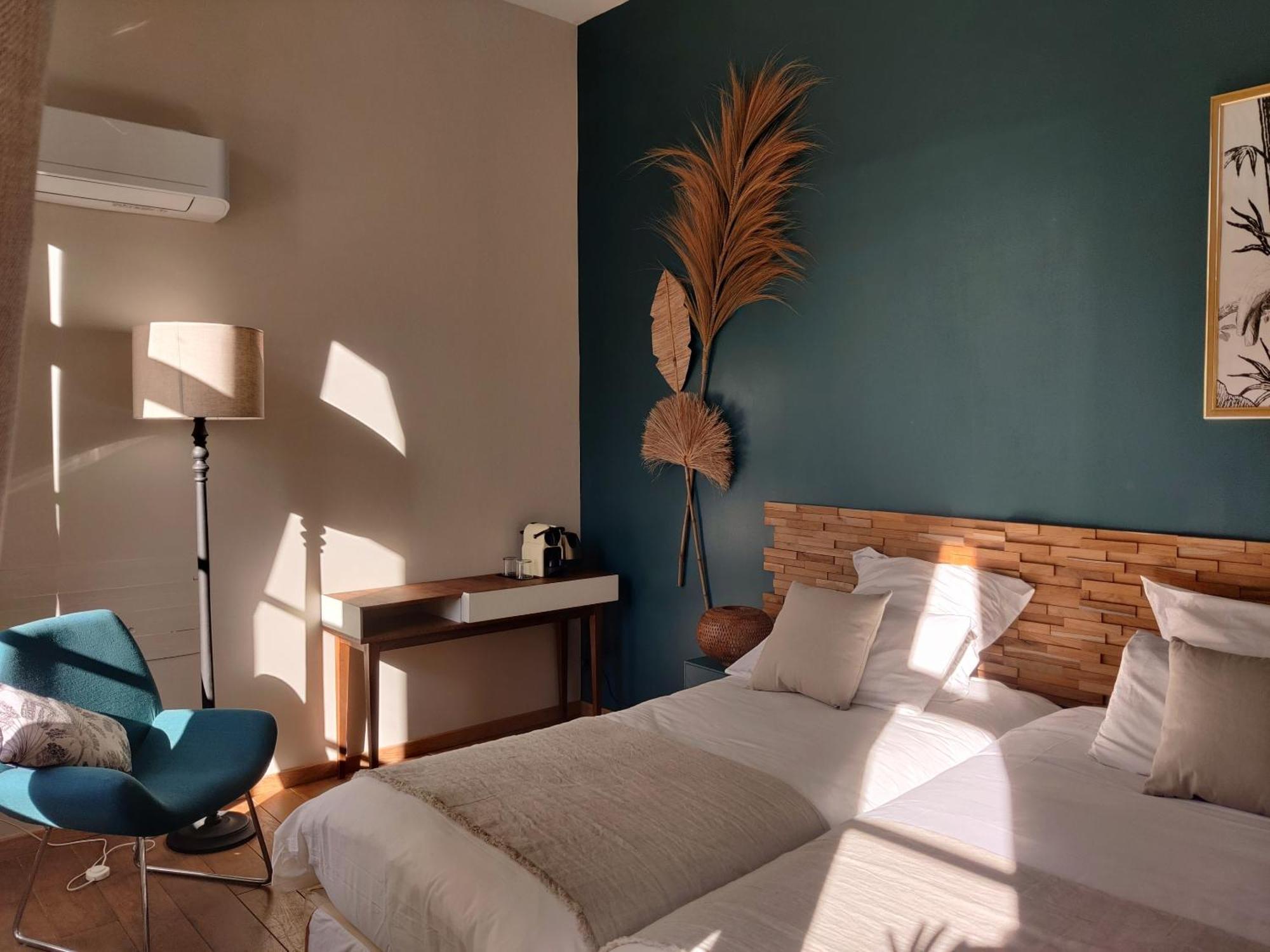 Mèze Chambres D'Hotes - Bed And Breakfast Les Palmiers חדר תמונה